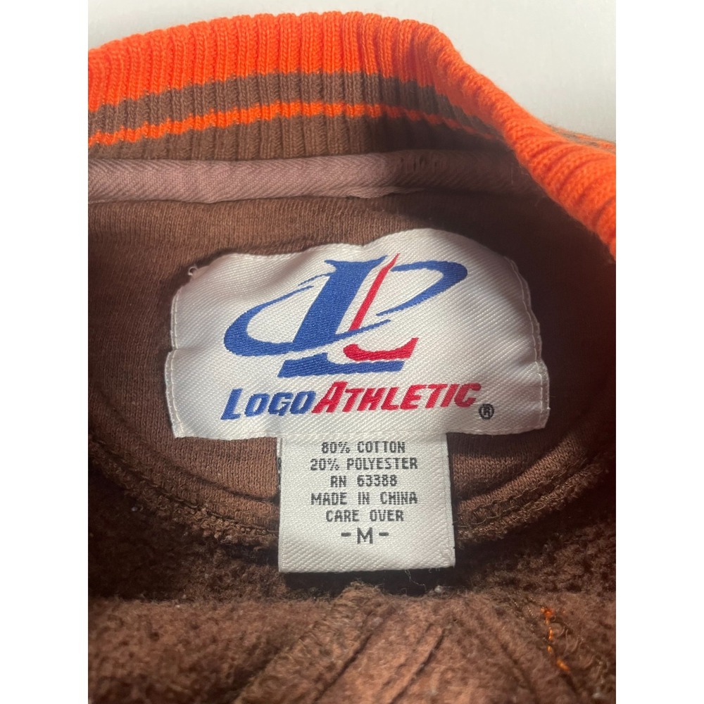 Vintage Cleveland Browns Sweatshirt Mens M Brown NFL Pro Line Logo Athletic 90s - Picture 3 of 6